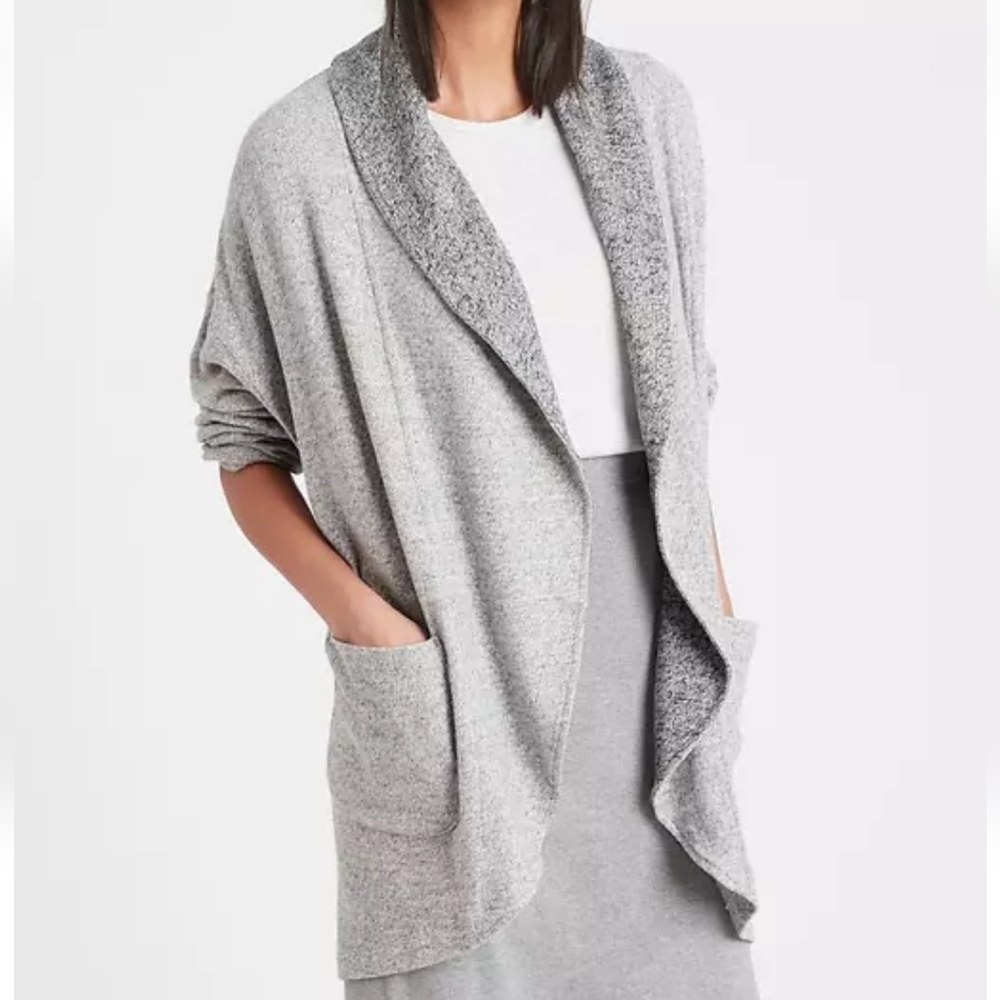 Banana Republic Cozy Gray Cardigan
